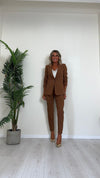 DAFNE - 3304P26 - PANTALONE A SIGARETTA IN TESSUTO TECNICO STRETCH, SOFT TOUCH,TASCHE A FILO