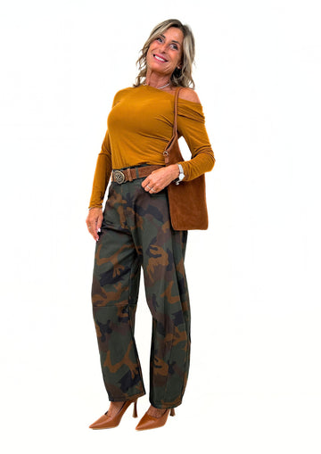 Fougère - Pantalone Barrel Camouflage