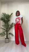 DAFNE - 252FRP13 - T-SHIRT COTONE STAMPA FRIDA 3D CON ORO