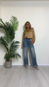 TENSIONE IN - AI24TENS05 - JEANS GAMBA DRITTA CON APPLICAZIONI STRASS