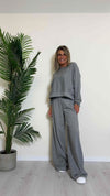 VICOLO - TB0908 - PANTALONE PALAZZO 70% VISCOSA ELASTICO VITA