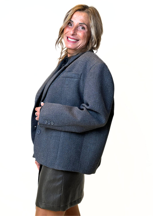 Blazer Boxy Monopetto
