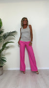 VICOLO - UB0009 - CANOTTA/TOP COSTINE CON LUREX