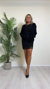 DAFNE - 9047P29 - CARDIGAN VISCOSA DOPPIATA  CON TASCHE, FIT A SCATOLA