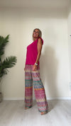 DAFNE - 411P19 - TOP LUREX IN VISCOSA MANICA ROUCHES