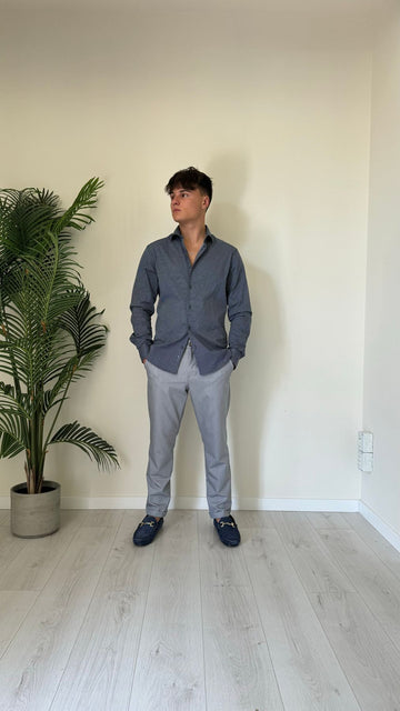 NOUS - MAX/111 - CAMICIA COTONE MICRO POIS