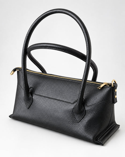 Horizon - Borsa a Mano in Pelle Bottalata