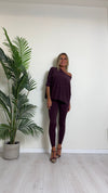 D'ELLE - AZ23803 - MAGLIA FILO MICROPAILLETTES VISCOSA, A SCATOLA, SPALLA SCESA, FIT AMPIO