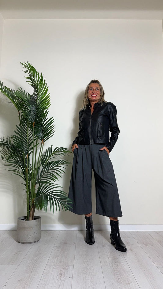 GIORGIA & JHONS - 60213FW24 - GIUBBINO ECO PELLE E PUNTO MILANO