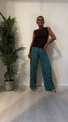 DAFNE - 3388P29 - PANTALONE FANTASIA AFRO, VITA ELASTICATA CON CINTURINA, 100%VISCOSA