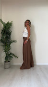 DAFNE - 448P21 - TOIP COTONE UNCINETTO CON PASSAMANERIA E MACRO PAILLETTES