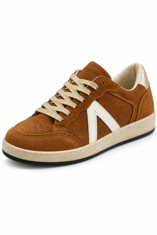 Fauve - Sneaker in Suede Cuoio