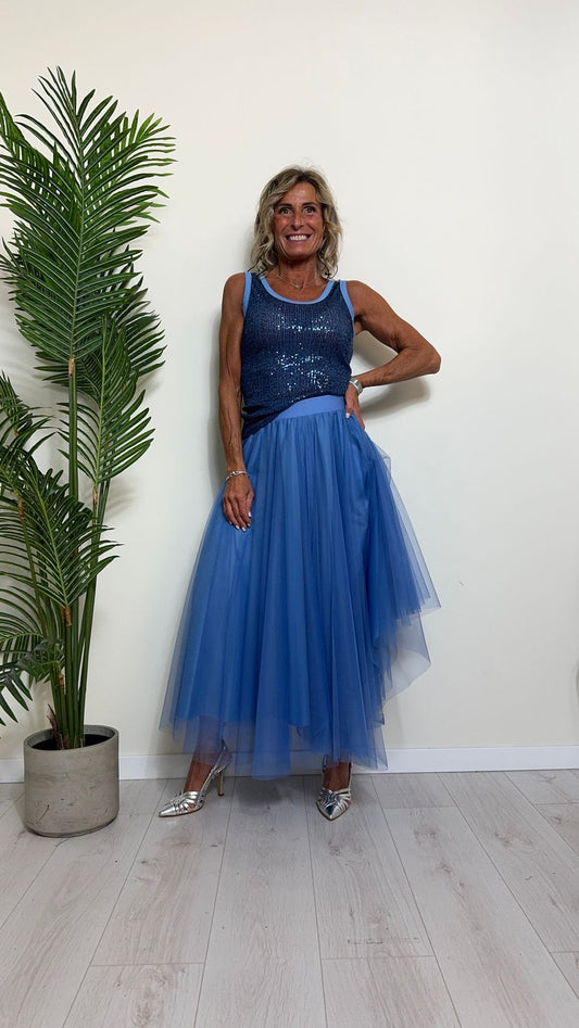 IMPERIAL - GLS0HQG - GONNA LUNGA TULLE ELASTICO VITA