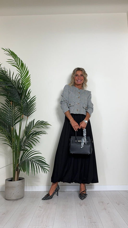 GIORGIA & JHONS - 60158FW24 - GIACCHINA CHANEL TRAMATURA FILO RESCA IN POLICOTONE