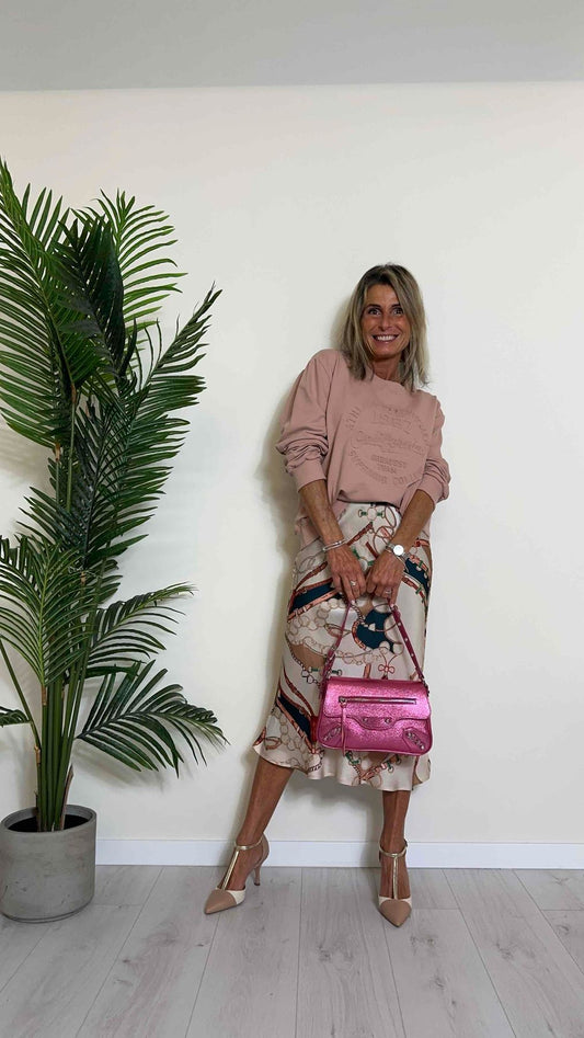 LALTERNATIVASTYLE - 3995209P39 - BORSA PELLE CON TRACOLLA VELE, ZIP E DETTAGLI BORCHE