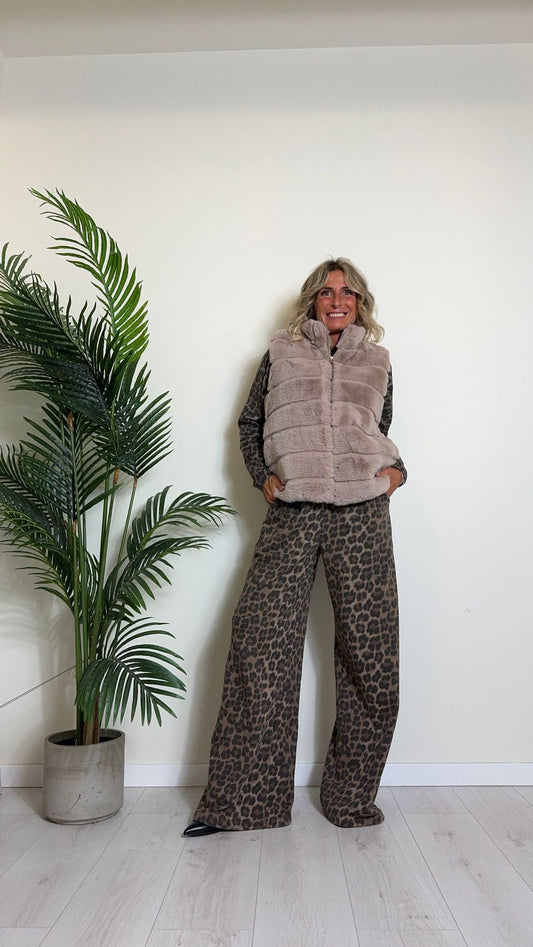 DAFNE - 0473P33 - GILET ECO PELLICCIA FULL ZIP