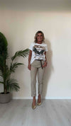 DAFNE - 718142CHP13 - T-SHIRT COTONE STAMPA CHICAGO
