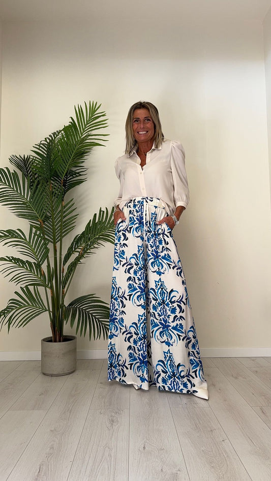 GIORGIA & JHONS - 60320SS24 - CAMICIA CREPE, FLUIDA, AMNICA BOTTONCINO 7/8, BOTTONCINO STELLA