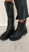 SUSYMIX - 507 - STIVALE CON GHETTA STACCABILE IN SIMIL PELLE