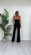 IMPERIAL - P3E9IAW - PANTALONE CREPE ELASTICIZZATO CON ZIP A SCOMPARSA SUL RETRO, FLARE FIT