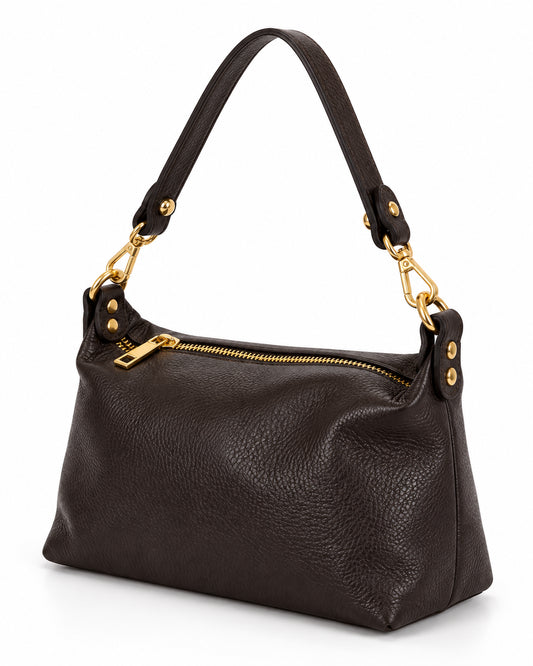 Flamme - Pochette in Pelle con Doppia Tracolla