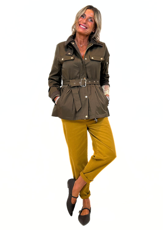 Chemin - Pantalone Mum Fit Vita Elastica