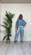 CELLOFUN - 2305P - PANTALONE CARGO 100% VISCOSA
