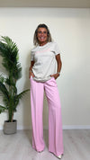VICOLO - RB0174 - T-SHIRT COTONE RICAMO VICOLO
