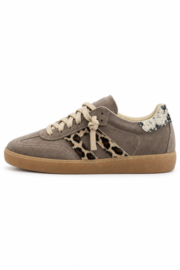 Savane - Sneaker Suede Bande Animalier
