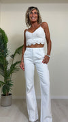 ALCOTT - CN6043DOAY14 - TOP CROCHET CON SPALLINE REGOLABILI