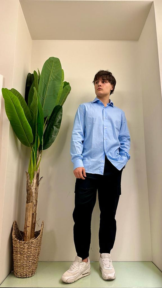 ALCOTT - CF2065UOY13 - CAMICIA MICRO RIGA COLLO FRANCESE