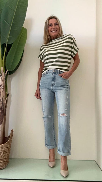 VICOLO - DE5181 - JEANS ROTTURE TELA FERMA