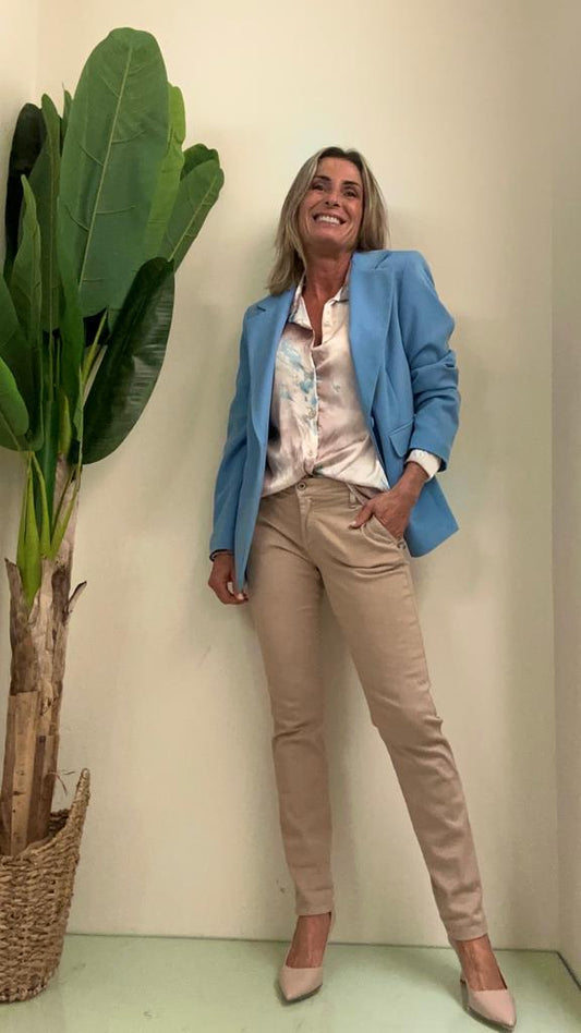 DAFNE - GI46A607P38 - GIACCA BLAZER SFIANCATA 1 BOTTONE RICOPERTO