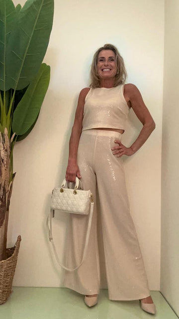 KING KONG - PP8EG84 - TOP CROP MICROPAILLETTES