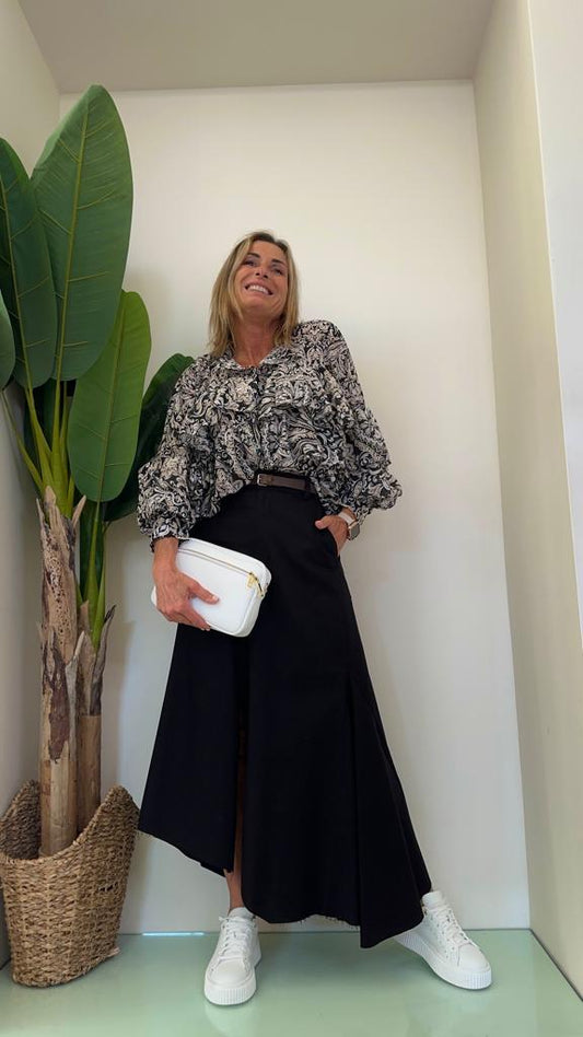 SUSYMIX - 22588SC - CAMICIA FRAFFE FANTASIA MANICA PIPISTRELLO