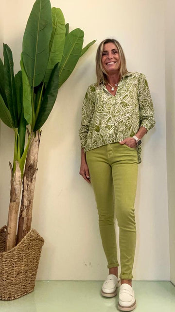 DAFNE - 5991FAP23 - BLUSA FANTASIA STONDATA ELASTICO