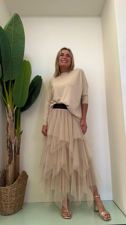 VICOLO - 22057E - MAGLIA VISCOSA SCATOLETTA MANICA RAGLAN