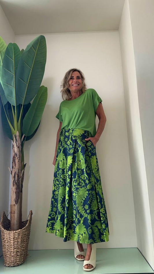 DAFNE - 1061P13 - T-SHIRT BASICA VISCOSA M/C