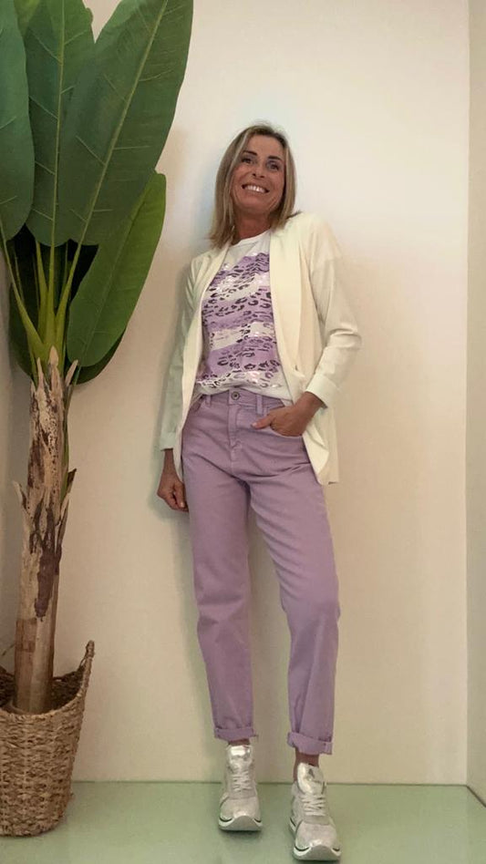 DAFNE - 6139P26 - GIACCA VISCOSA JERSEY TAGLIO VIVO