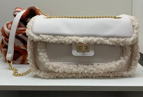 GIORGIA & JHONS - 35004 - BORSA CON PATTA E MONTONE SINTETICO