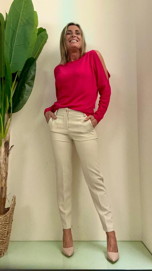 DAFNE - PA200P22PE23 - PANTALONE TESSUTO TECNICO SIGARETTA