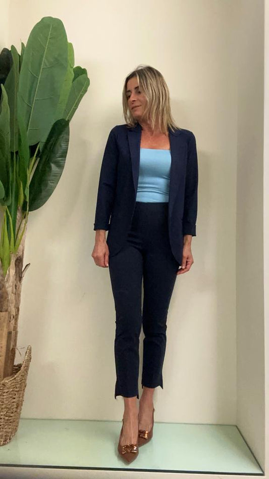 DAFNE - 6139P26 - GIACCA VISCOSA JERSEY TAGLIO VIVO