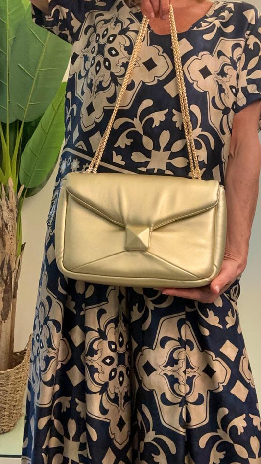 ANTONELLO SERIO - 31A56406 - MEDIUM BAG CON TRACOLLA IN CATENA