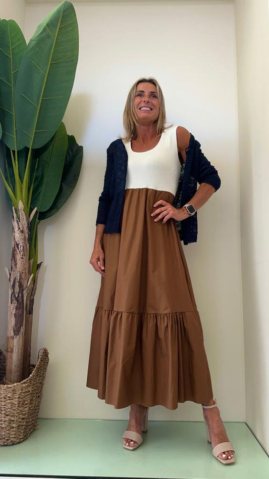 DAFNE - XD1703P24 - CARDIGAN COTONE FIAMMATO 1 BOTTONE