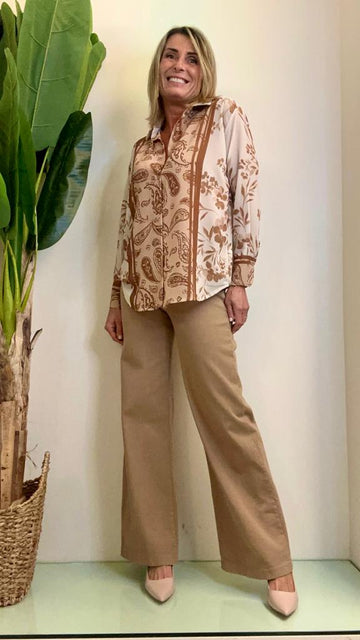 DAFNE - 3219P25 - CAMICIA FANTASIA FIORI