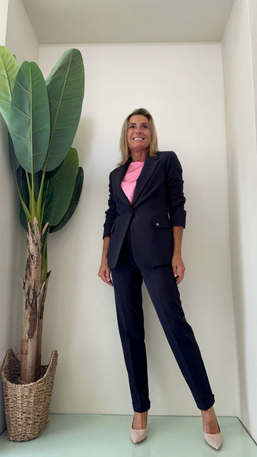 PLEASE - J493NCOSTA - GIACCA TESSUTO TECNICO SFIANCATA 1 BOTTONE