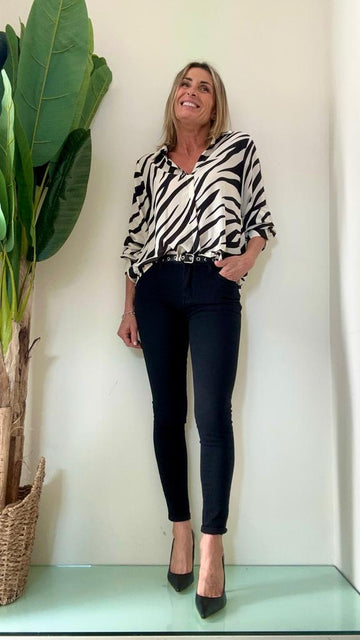 DAFNE - 3983P25 - JEANS SKINNY PUSH UP