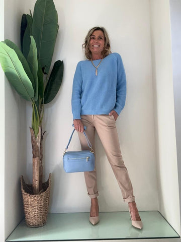 SUSYMIX - BRAIAN - BORSA COMPATTA MULTIZIP CON TRACOLLA