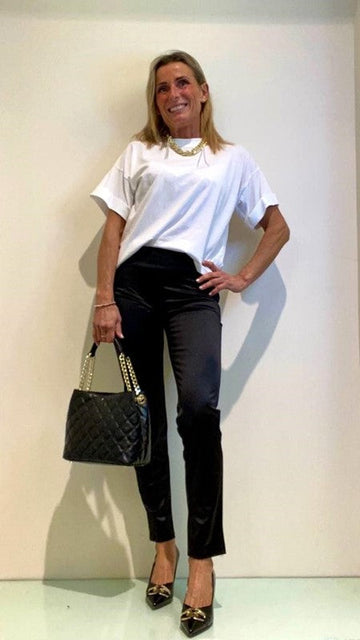 LALTERNATIVASTYLE - 5674P35 - BAULETTO TRAPUNTATO CATENA ORO