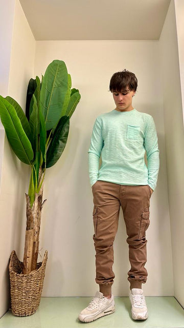 ALCOTT - S11294UOY13 - PANTALONE CARGO POLSINO